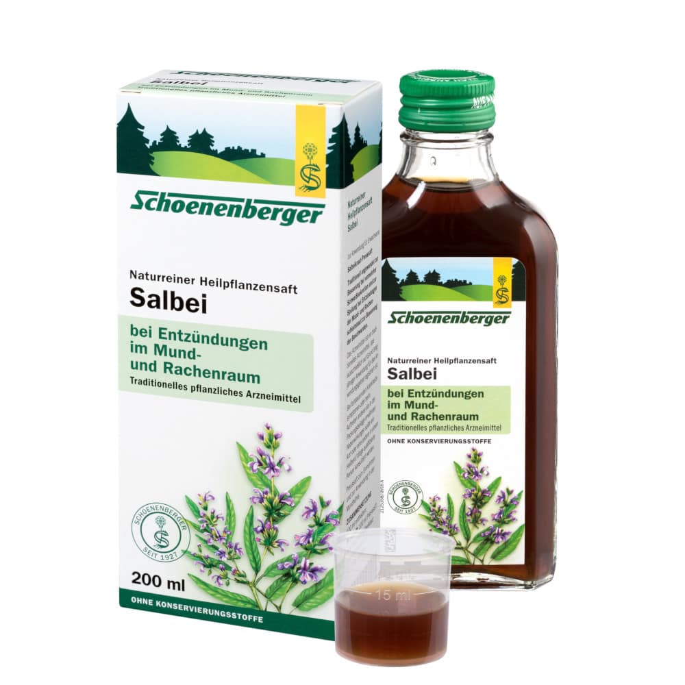 Schoenenberger Naturreiner Heilpflanzensaft Salbei 200 ml Saft