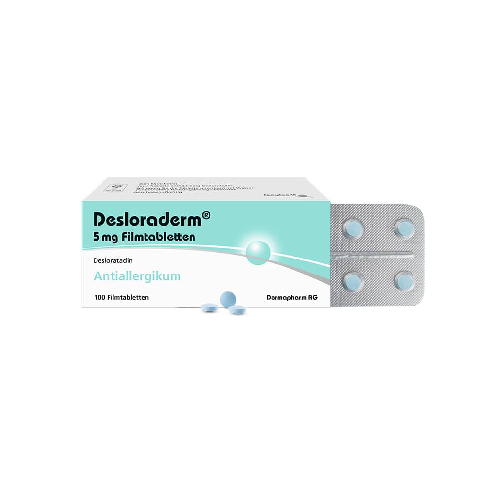 Desloraderm 5mg 100 St Filmtabletten