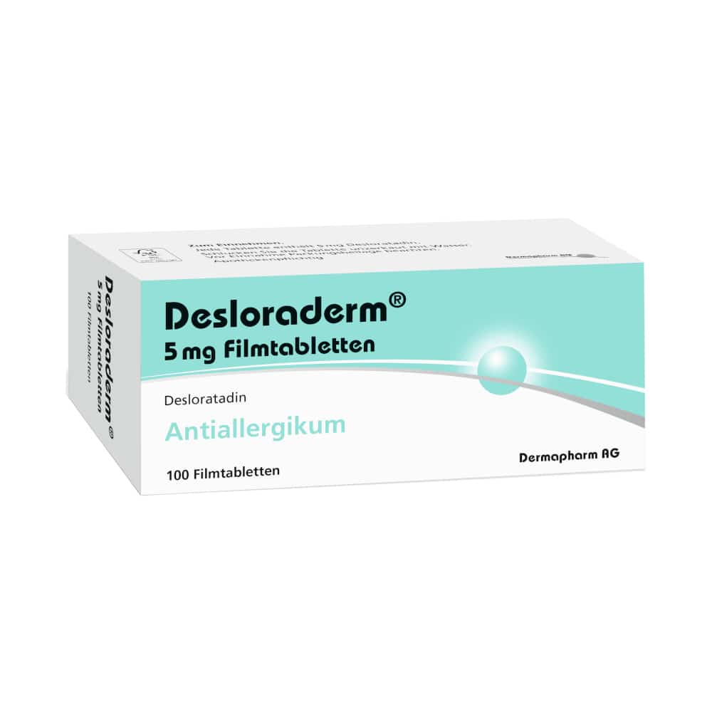 Desloraderm 5mg 100 St Filmtabletten