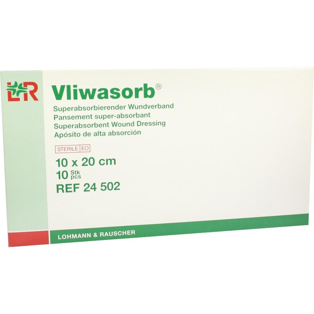 VLIWASORB superabsorb.Saugkomp.10x20 cm steril 10 St Verband