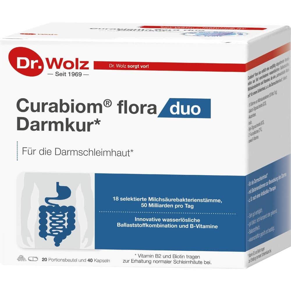 Dr. Wolz Curabiom flora duo Darmkur 1 Packung Kombipackung