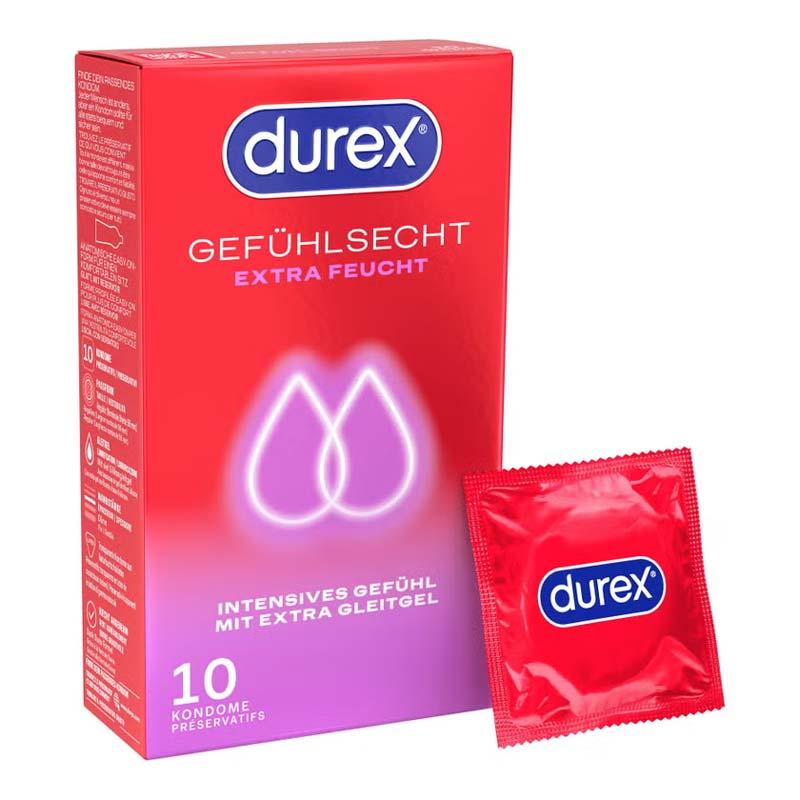 durex GEFÜHLSECHT EXTRA FEUCHT 10 St Kondome