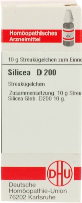 SILICEA D 200 Globuli 10 g Globuli