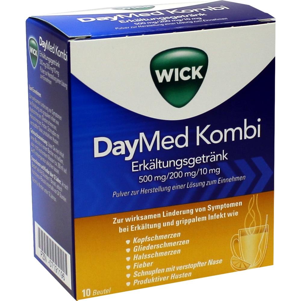 WICK DayMed Kombi Erkältungsgetränk 10 St Pulver zur Herstellung einer Lösung zum Einnehmen
