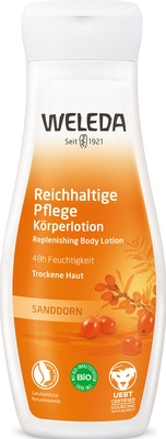 WELEDA Reichhaltige Pflege Körperlotion SANDDORN 200 ml Lotion