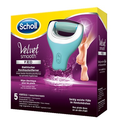 SCHOLL Velvet Smooth elektrischer  Hornhautentferner Pro 1 St