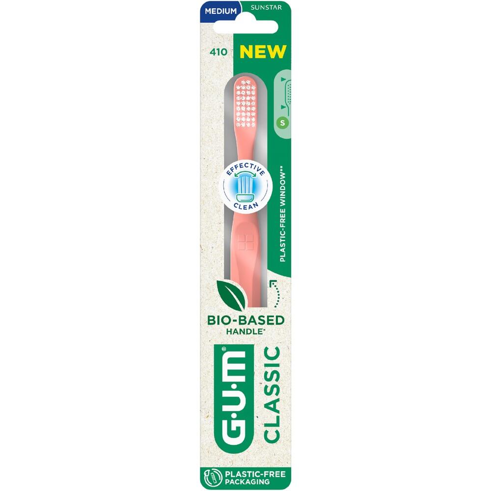 GUM® CLASSIC Zahnbürste kompakt, medium 1 St Zahnbürste