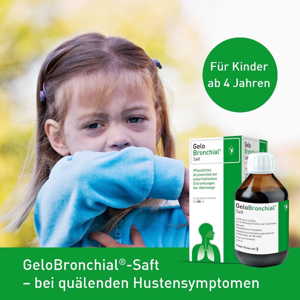 GeloBronchial pflanzlicher Hustensaft 200 ml 200 ml Saft