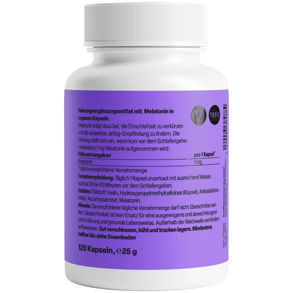 Zein Pharma Melatonin 1 mg 120 St Kapseln