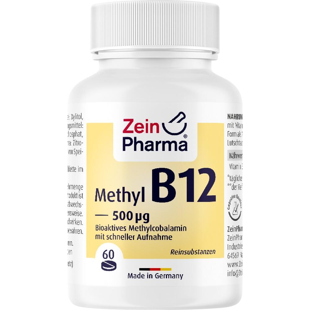 Zein Pharma VITAMIN B12 500 µg Methylcobalamin Lutschtabletten 60 St Lutschtabletten