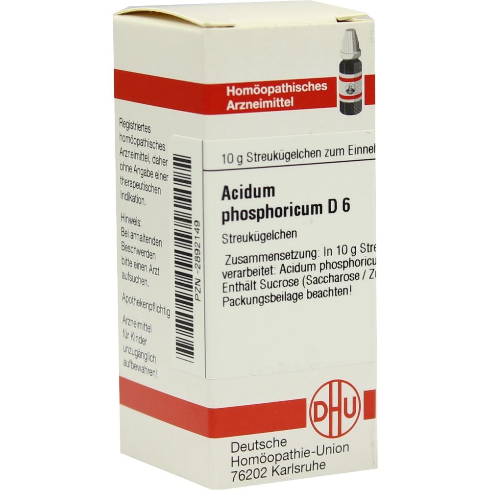 ACIDUM PHOSPHORICUM D 6 Globuli 10 g Globuli