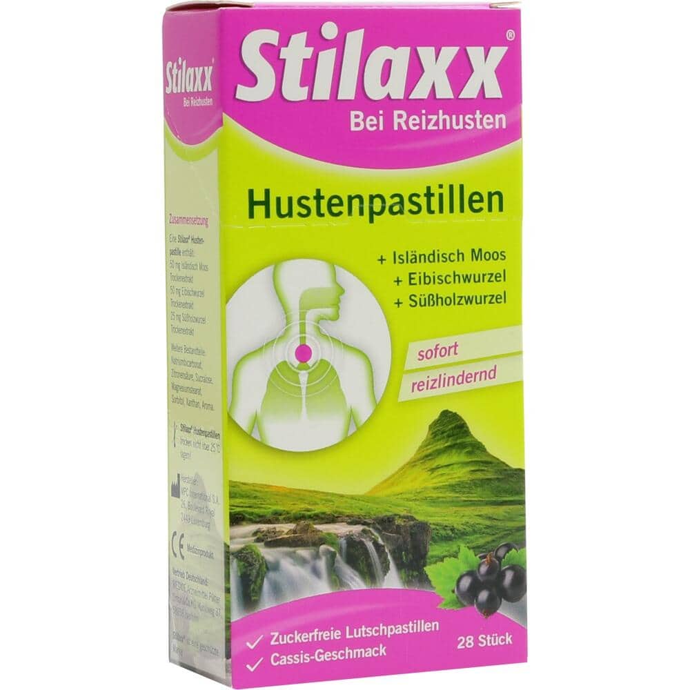 Stilaxx Hustenpastillen 28 Pastillen bei Reizhusten 28 St Lutschpastillen