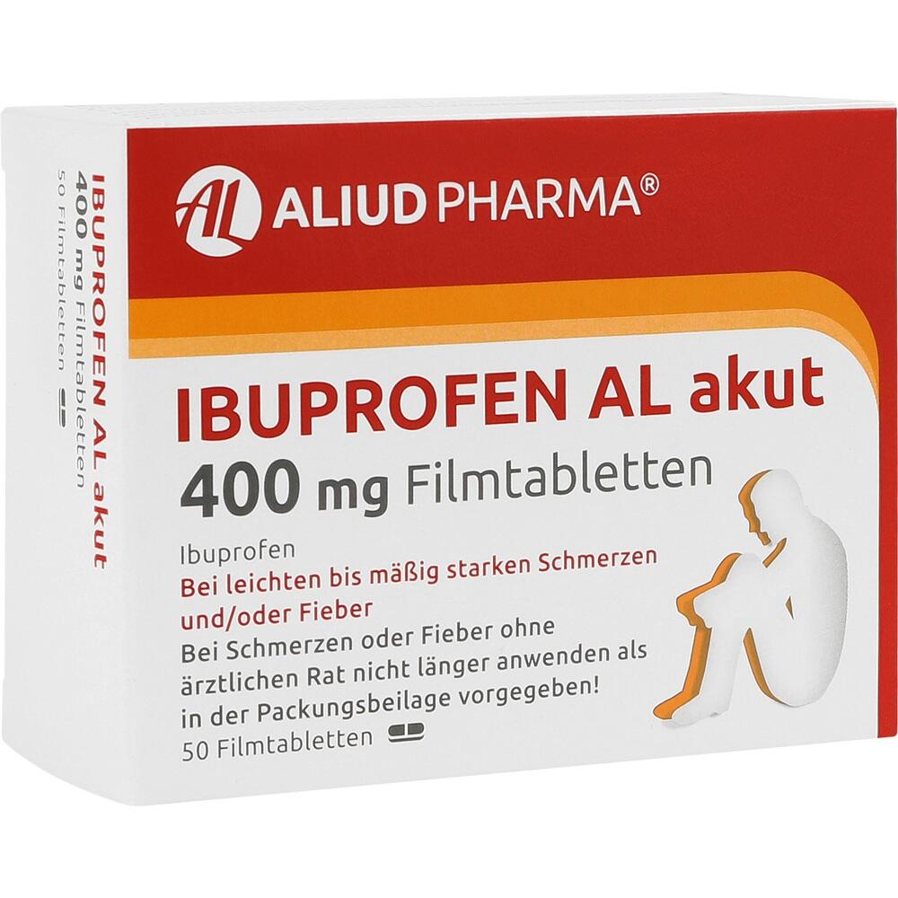 Ibuprofen AL akut 400 mg Filmtabletten bei akuten Schmerzen
