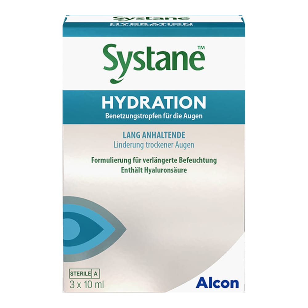 SYSTANE Hydration Benetzungstropfen für die Augen 3X10 ml Augentropfen