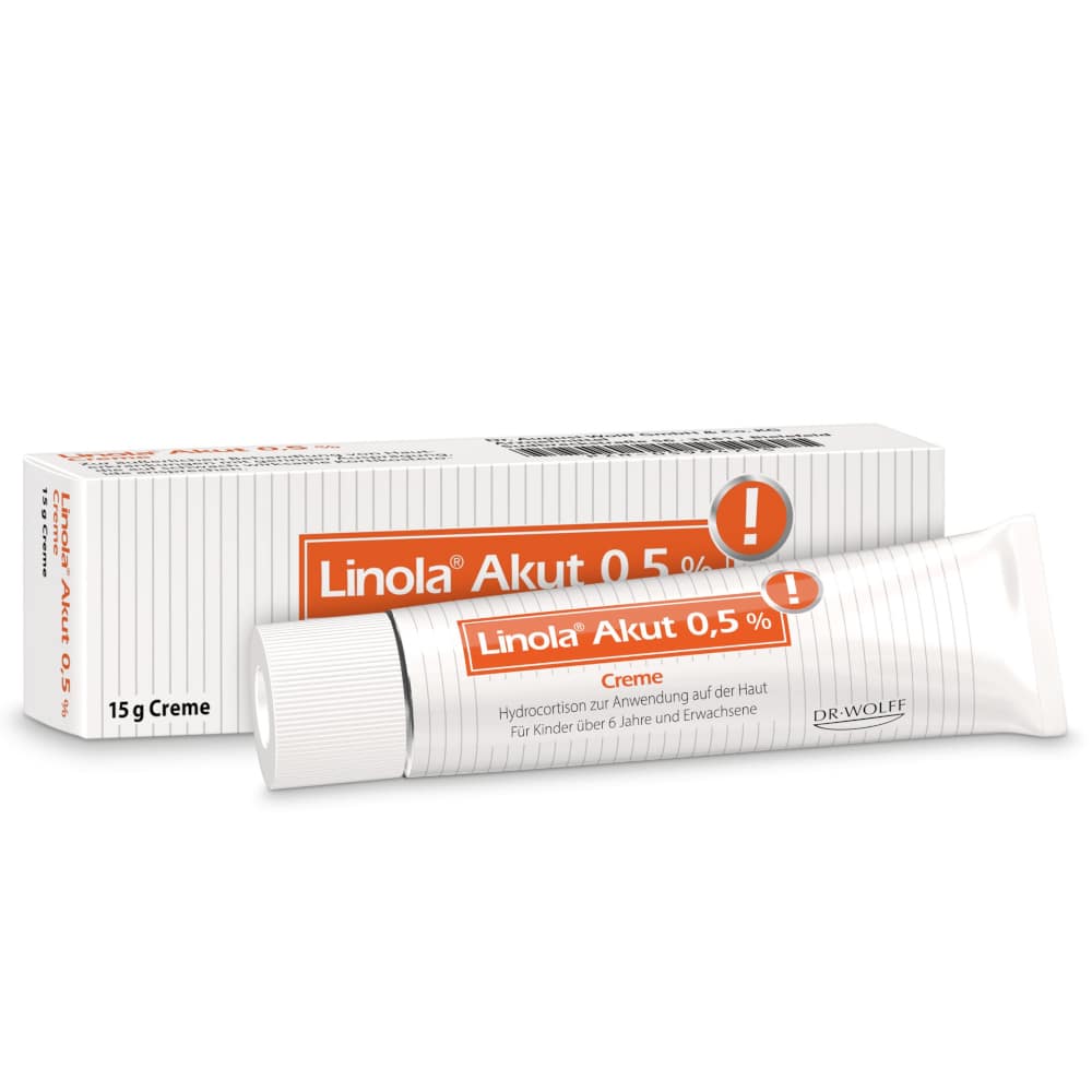 Linola Akut 0,5% - Hydrocortison Creme 15 g Creme