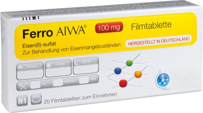 Ferro AIWA 100 mg 20 St Filmtabletten