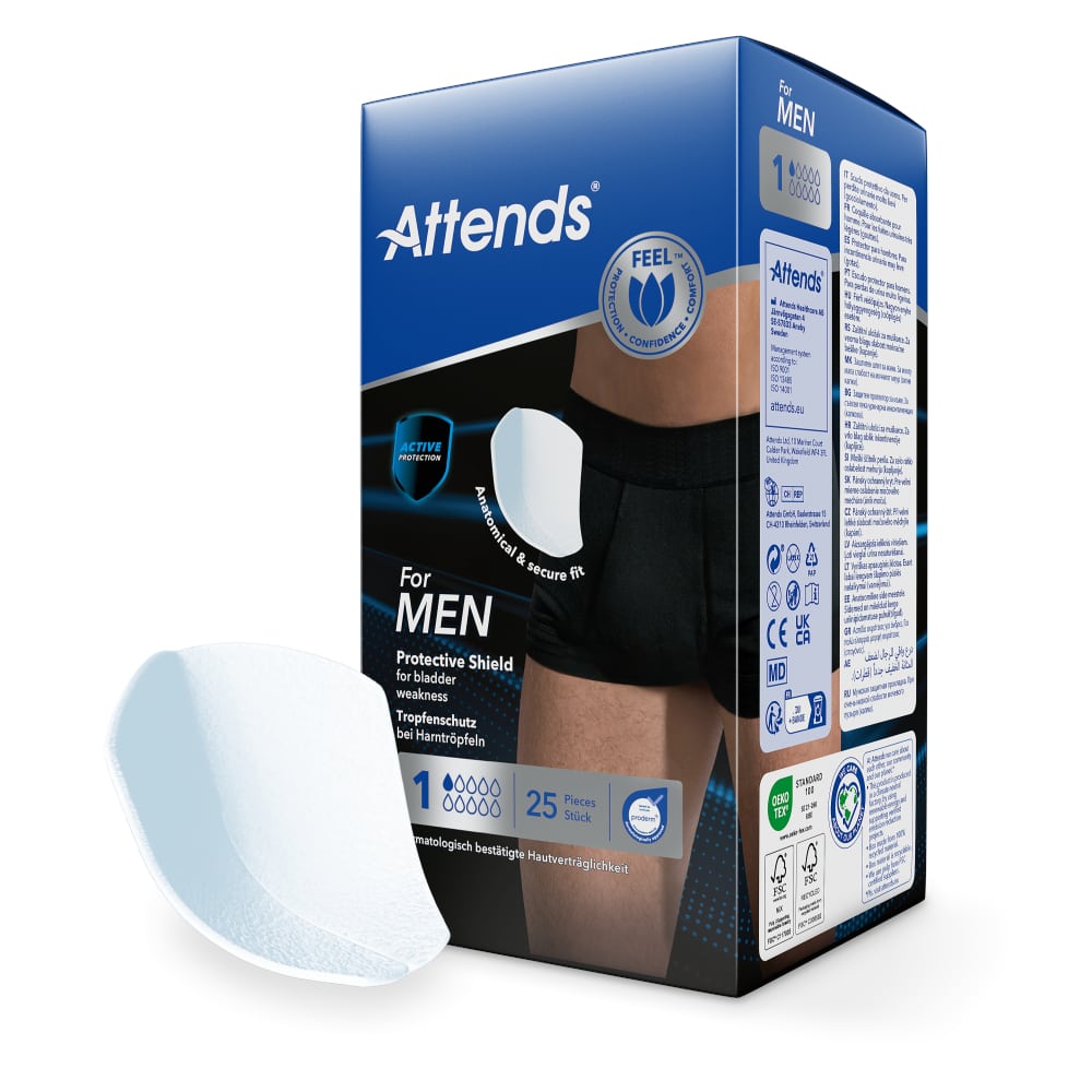 ATTENDS for men Shield 1 Box 25 St