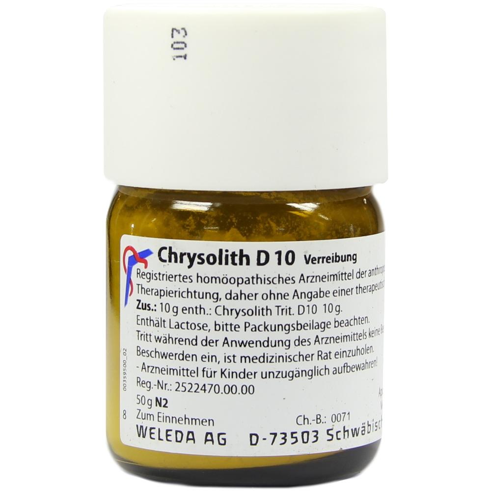 WELEDA CHRYSOLITH D 10 Trituration 50 g Trituration