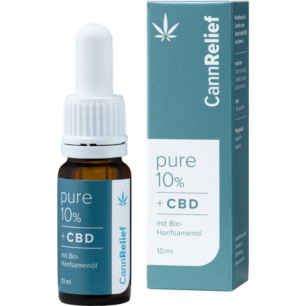 CannRelief pure 10% + CBD 10 ml Öl