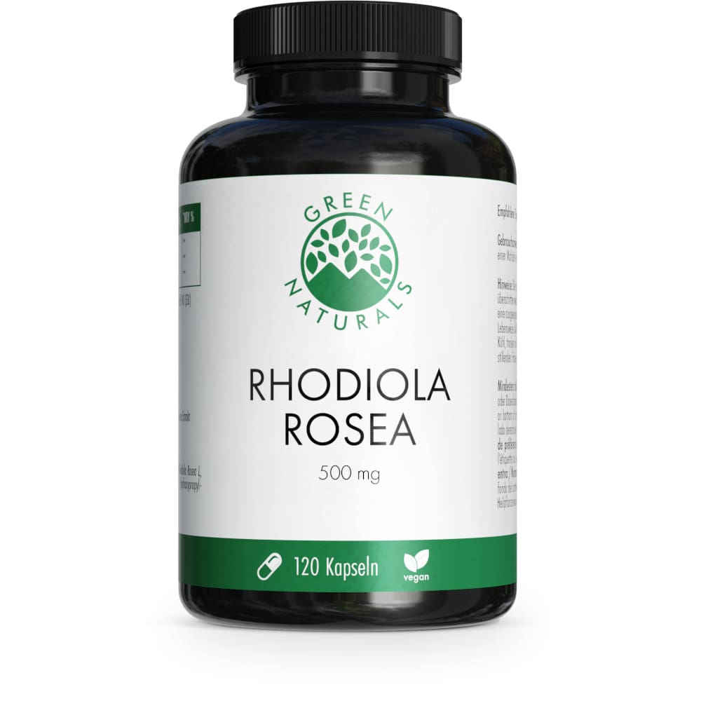 GREEN NATURALS Rhodiola Rosea500 mg 120 St Kapseln