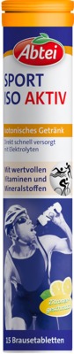 Abtei Sport Iso Aktiv Vitamine + Mineralstoffe 15 St Brausetabletten