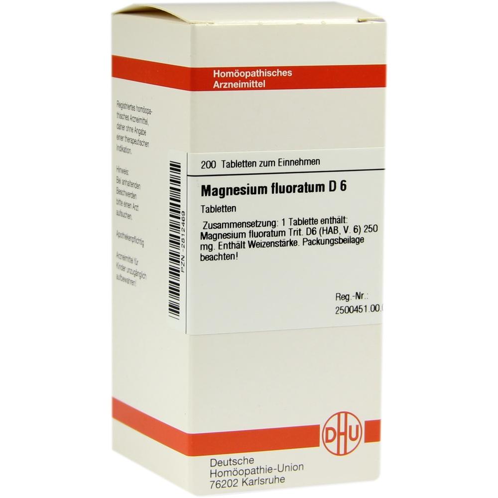 MAGNESIUM FLUORATUM D 6 Tabletten 200 St Tabletten