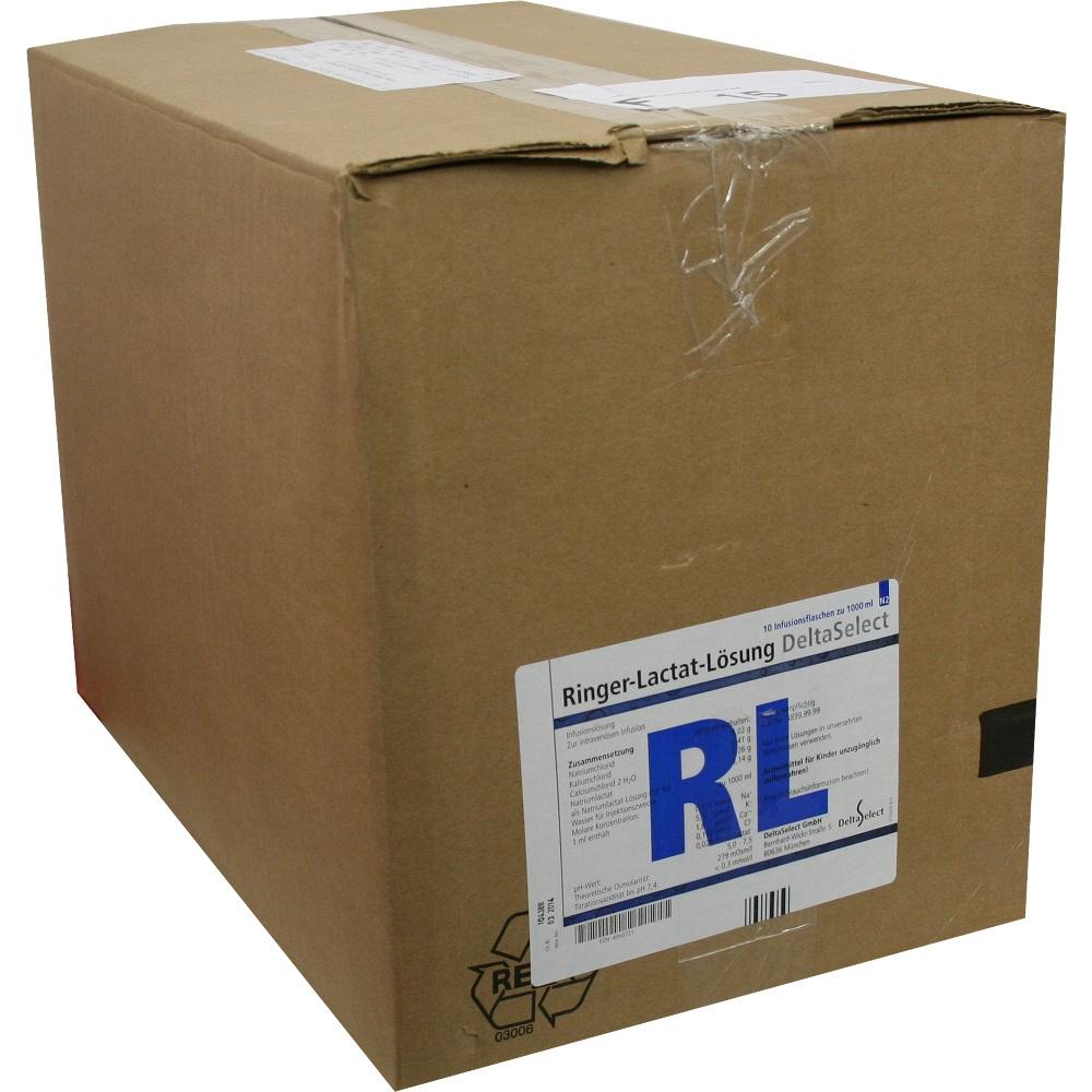 RINGER LACTAT Lösung Inf.-Lsg.Plastik 10X1000 ml Infusionslösung