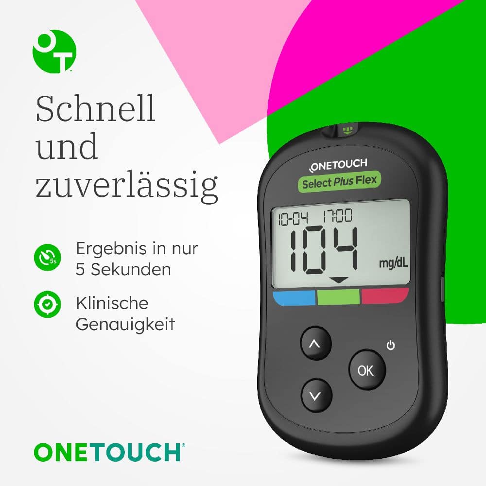 OneTouch Select Plus Flex mg/dL Starter Set 1 Sparset