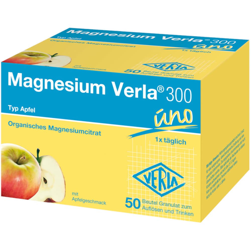 Magnesium Verla 300 uno Typ Apfel 50 St Granulat