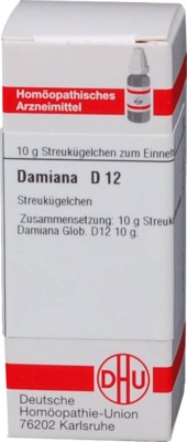 DAMIANA D 12 Globuli 10 g Globuli