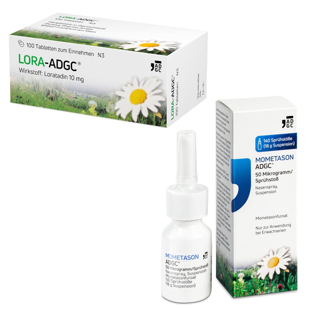 Lora und Mometason ADGC Allergieset 1 Sparset