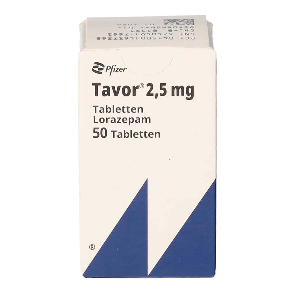 TAVOR 2,5 Tabletten 50 St Tabletten