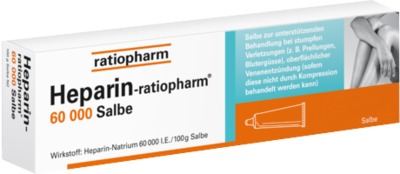 Heparin-ratiopharm 60000 150 g Salbe