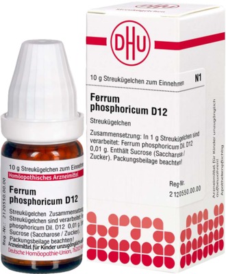 FERRUM PHOSPHORICUM D 12 Globuli 10 g Globuli