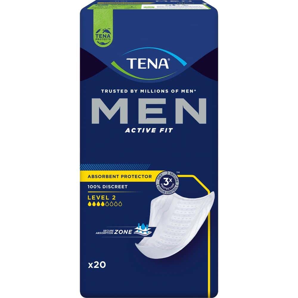 TENA MEN ACTIVE FIT LEVEL 2 Inkontinenzeinlagen  6X20 St