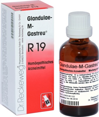 GLANDULAE M Gastreu R 19 Tropfen zum Einnehmen 50 ml Mischung