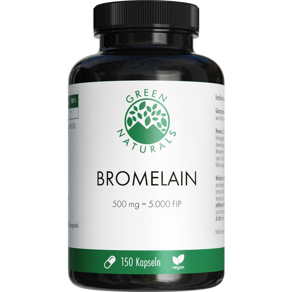 GREEN NATURALS Bromelain 500 mg 150 St Kapseln