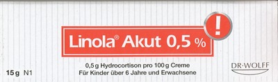 Linola Akut 0,5% - Hydrocortison Creme 15 g Creme
