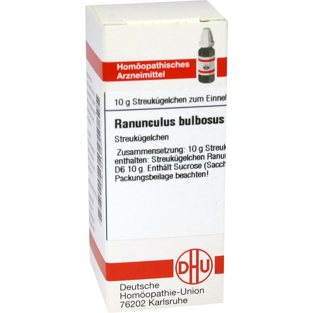 RANUNCULUS BULBOSUS D 6 Globuli 10 g Globuli