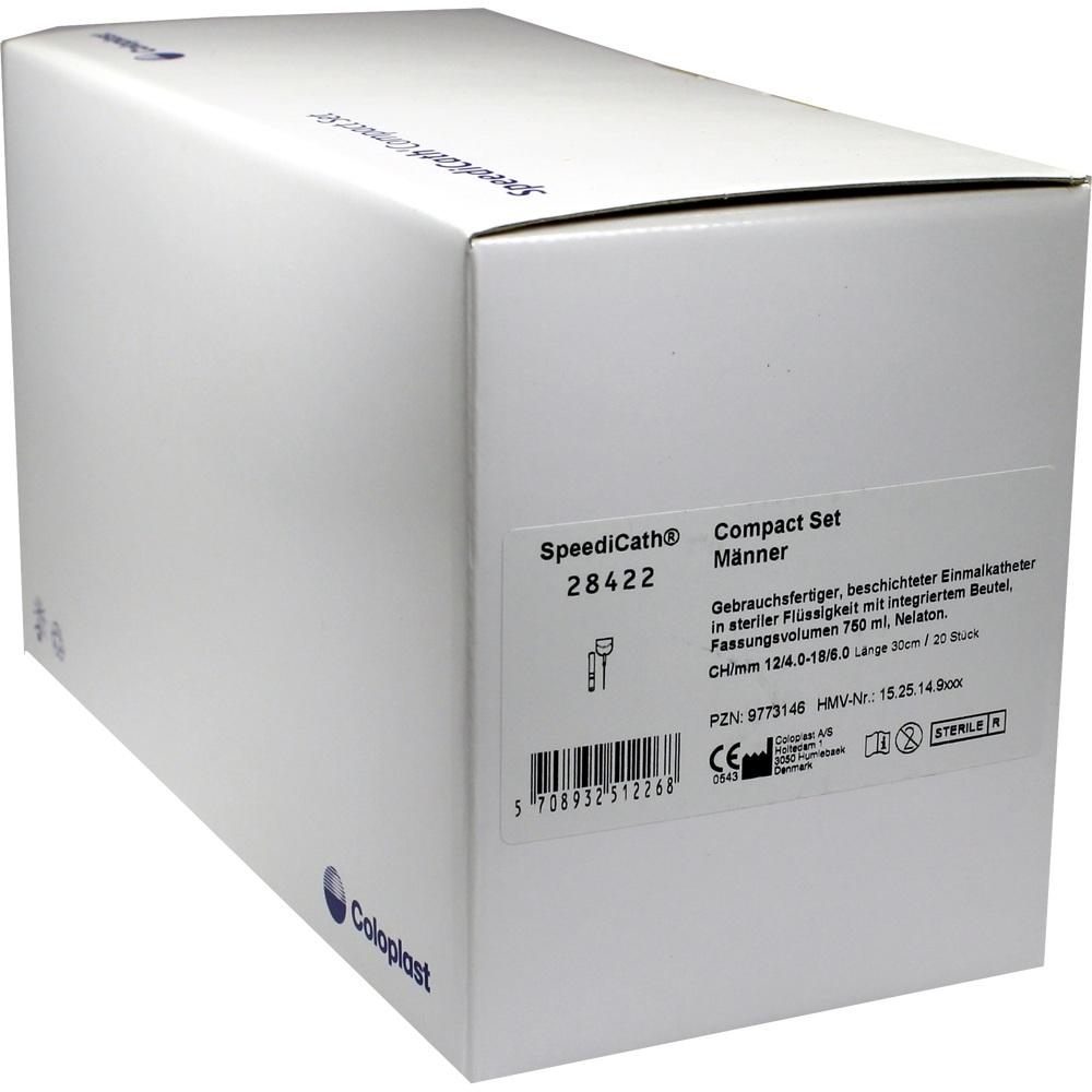 SPEEDICATH Compact Set Nelaton Ch 12 Männer 20 St Katheter