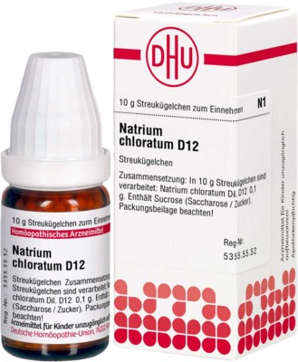 NATRIUM CHLORATUM D 12 Globuli 10 g Globuli