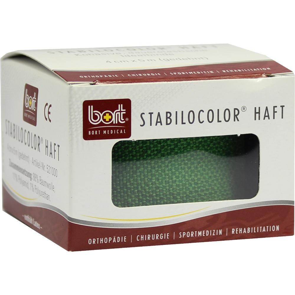 BORT StabiloColor haft Binde 4cm grün 1 St Binden