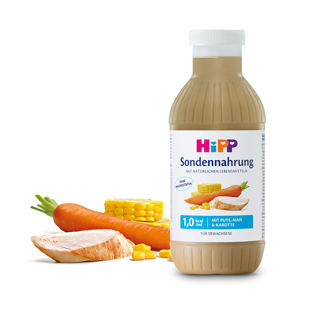 HIPP Sondennahrung mit Pute, Mais und Karotte 12X500 ml Flaschen