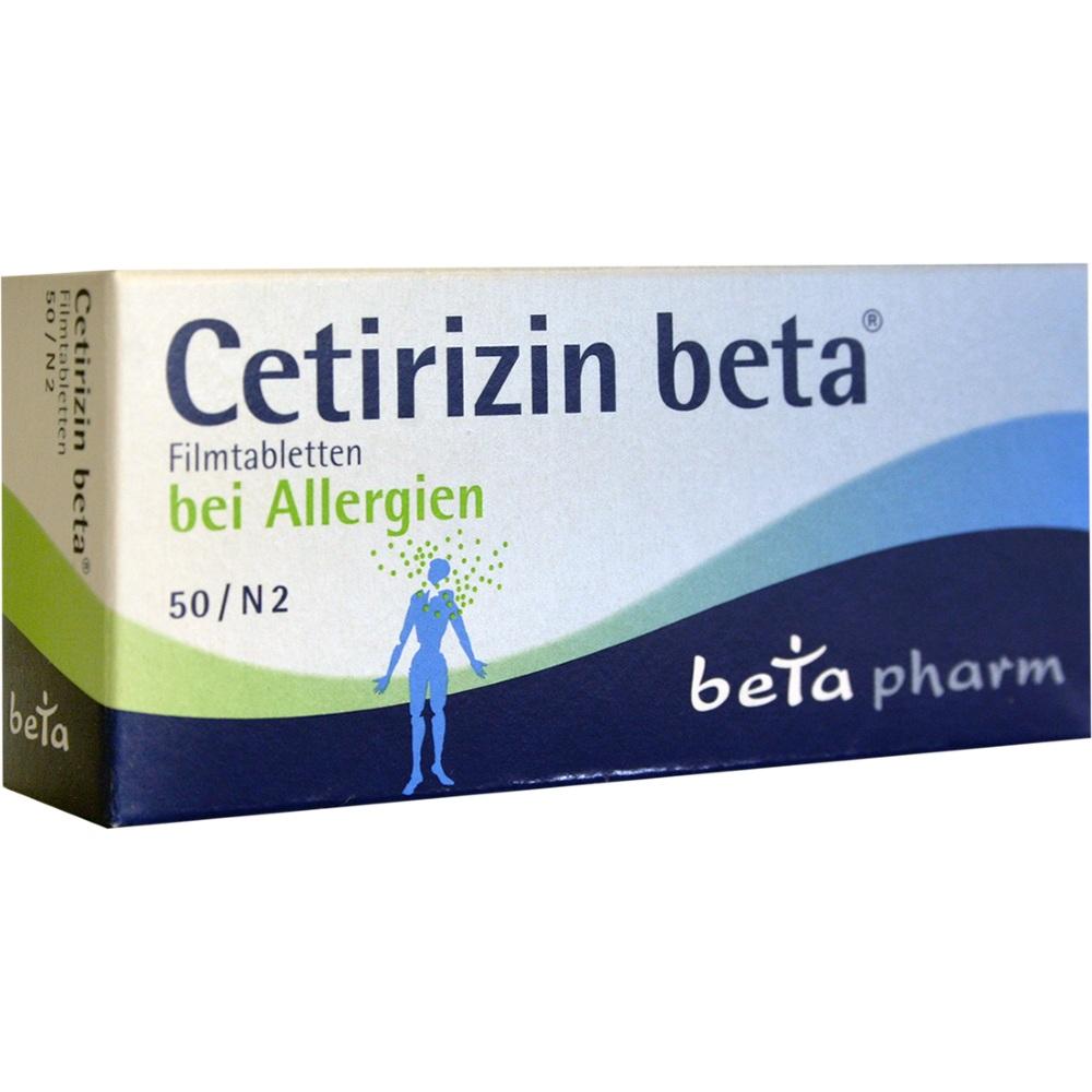 Cetirizin beta 50 St Filmtabletten