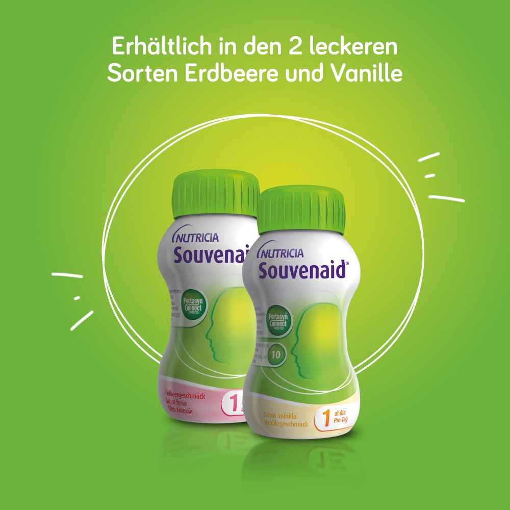 NUTRICIA Souvenaid Trinknahrung Vanillegeschmack 4X125 ml Flüssigkeit