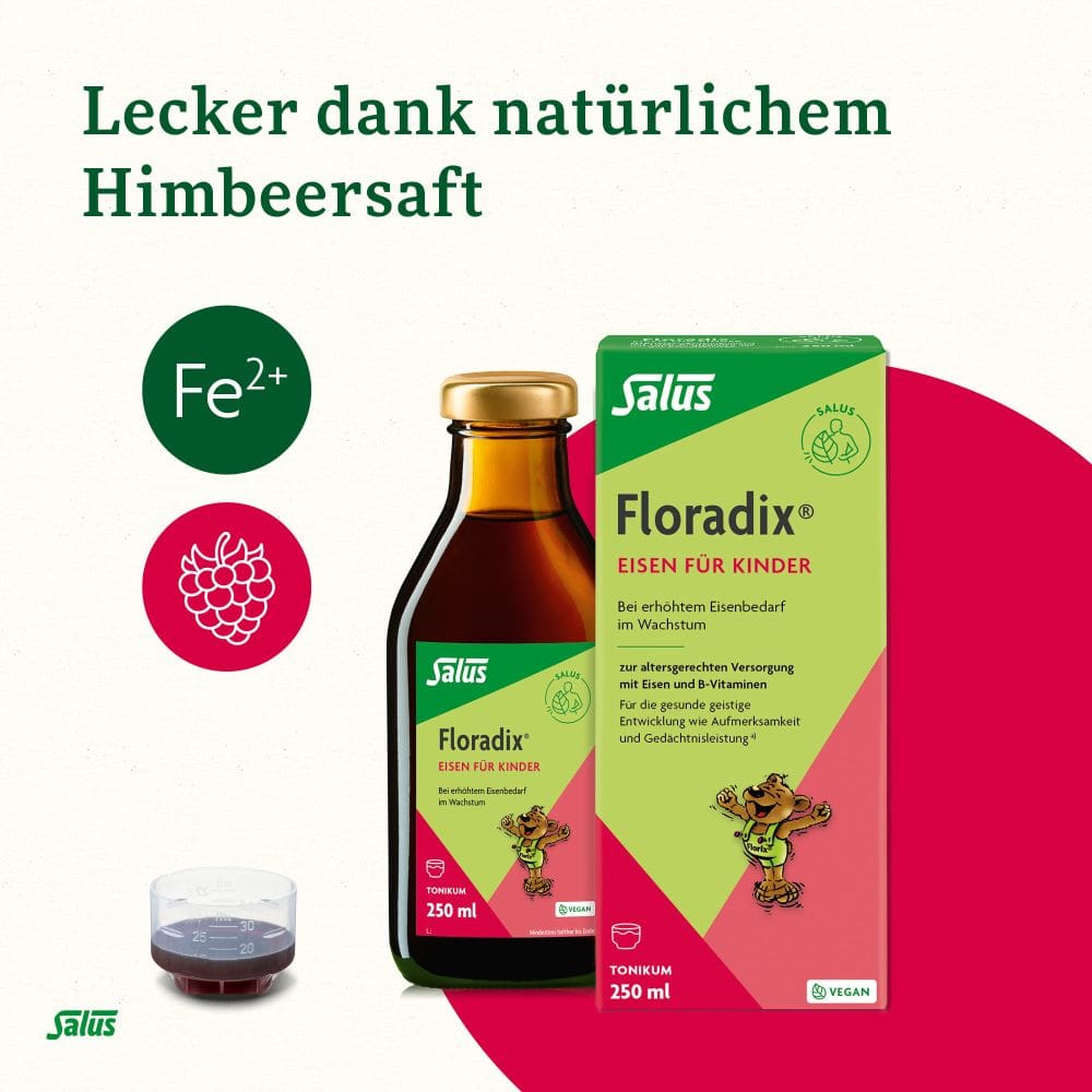 Floradix Eisen für Kinder Tonikum 250 ml Tonikum