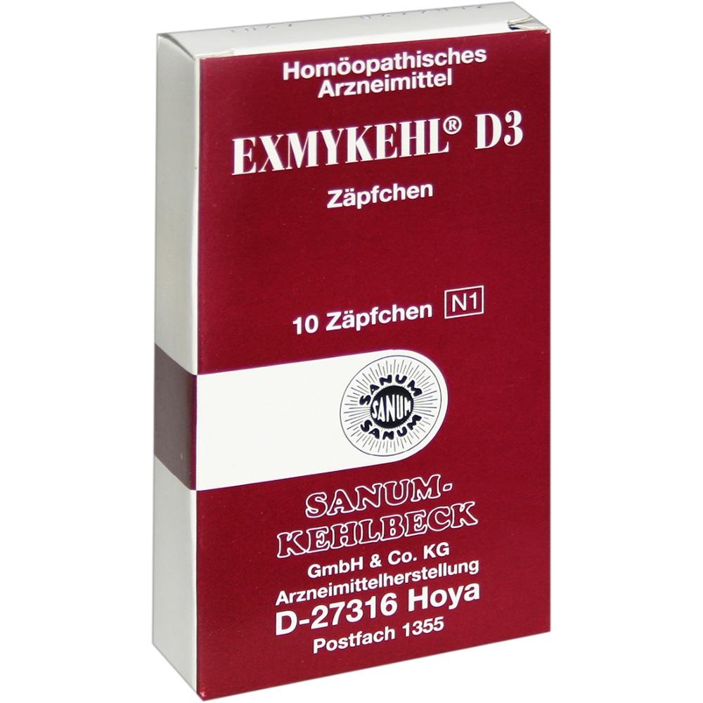 EXMYKEHL D 3 Suppositorien 10 St Suppositorien