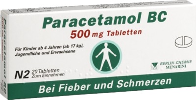 Paracetamol BC 500mg 20 St Tabletten