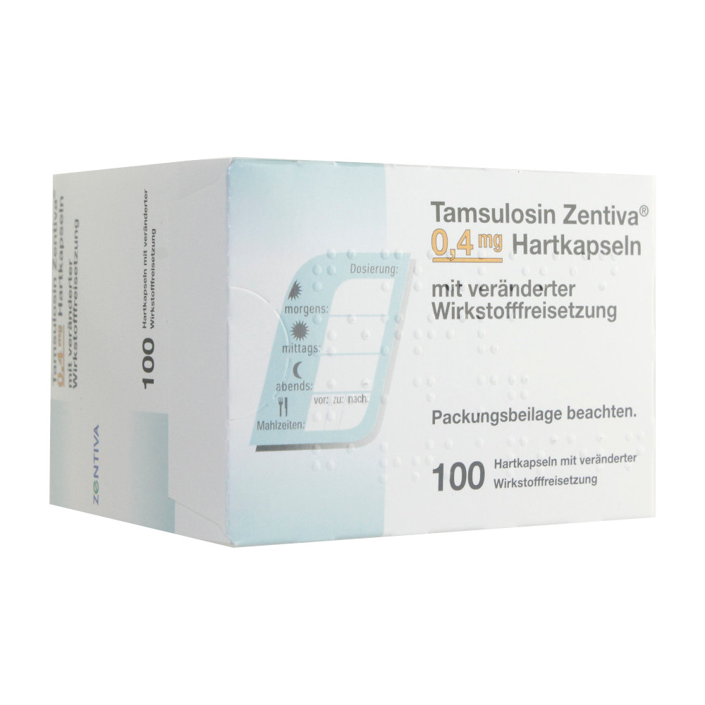 Tamsulosin Zentiva 0,4mg Hartkapseln 100 St Hartkapseln mit veränderter Wirkstofffreisetzung