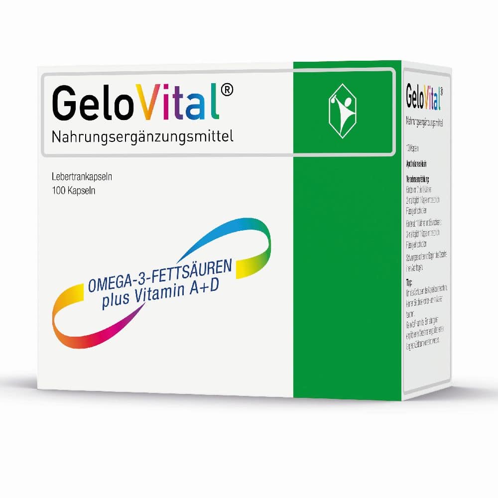 GeloVital Lebertrankapsel mit Vitamin A & Vitamin D 100 Stk. 100 St Kapseln